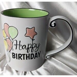 SPECTRUM DESIGNZ HAPPY BIRTHDAY BALLOON CERAMIC MUG